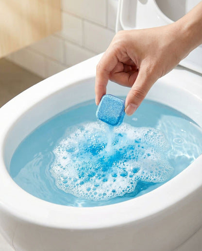 Automatic Toilet Cleaning Fizzy Tablet, Deep Cleaning Toilet Bubble Tablet, Easy Use Toilet Cleaner, Multi-Application Cleaning Accessories